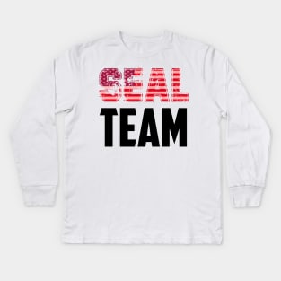 seal team Kids Long Sleeve T-Shirt